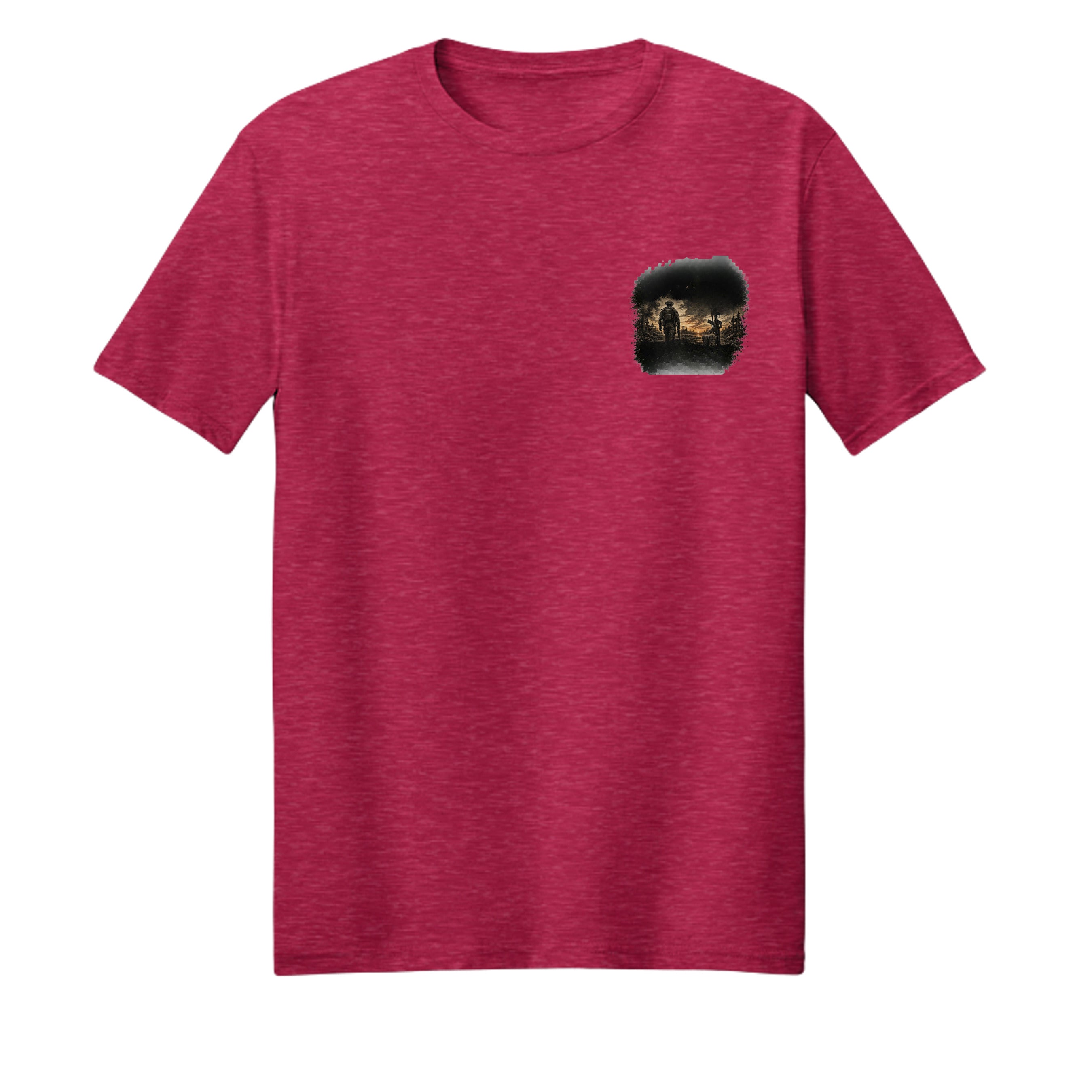 Heather Red - 3000 - FRONT