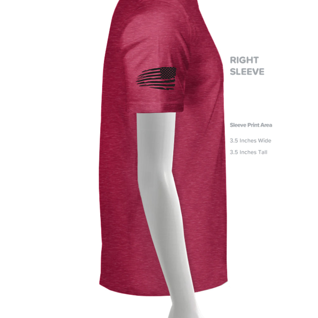 Heather Red - 3000 - SLEEVE_RIGHT