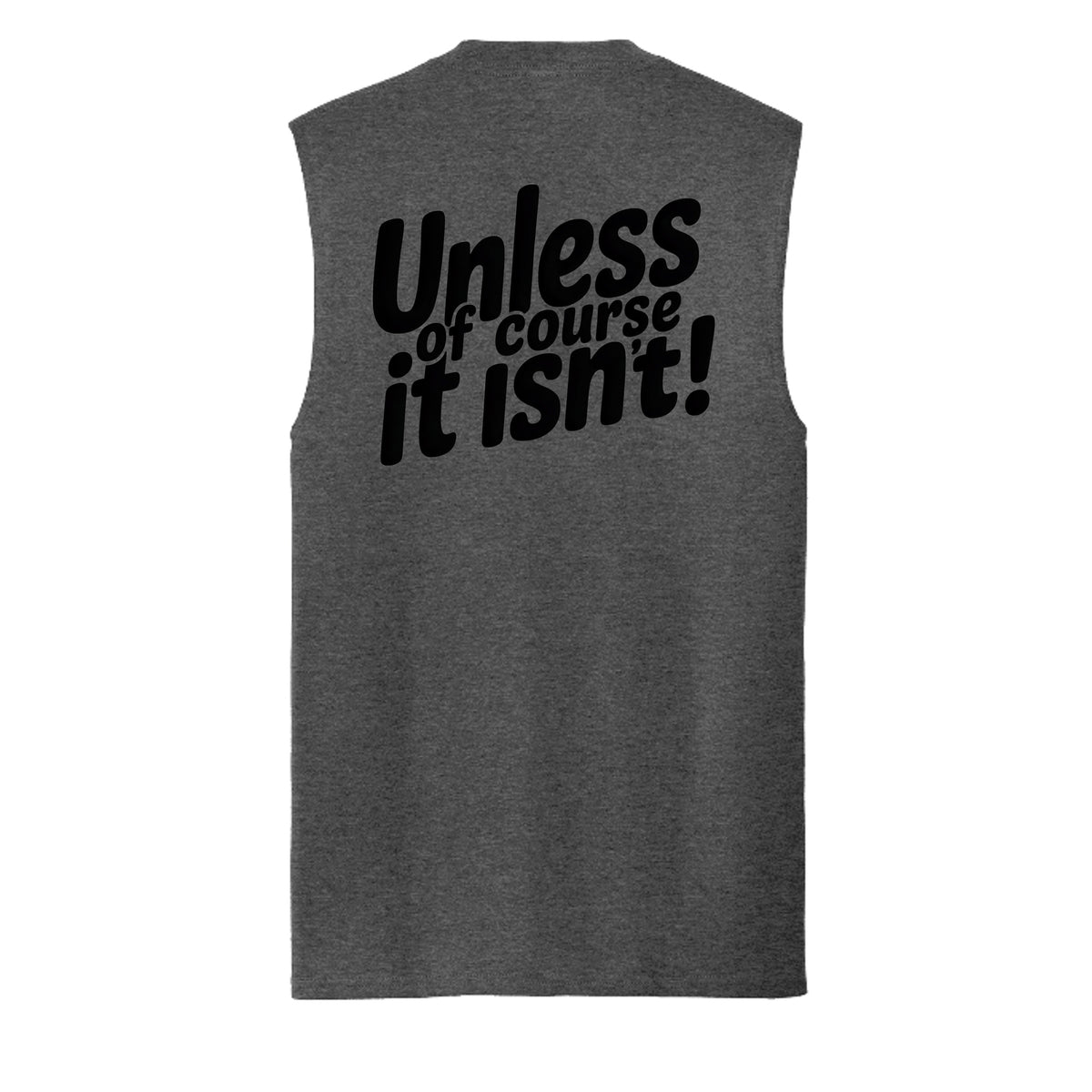 Dark Heather Grey - PC54SL - BACK