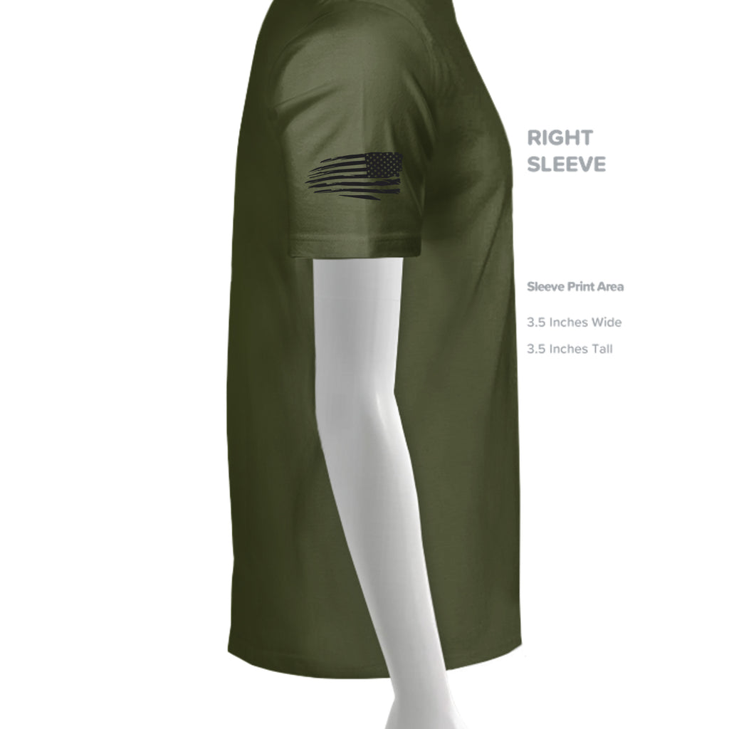 MILITARY GREEN - G500 - SLEEVE_RIGHT