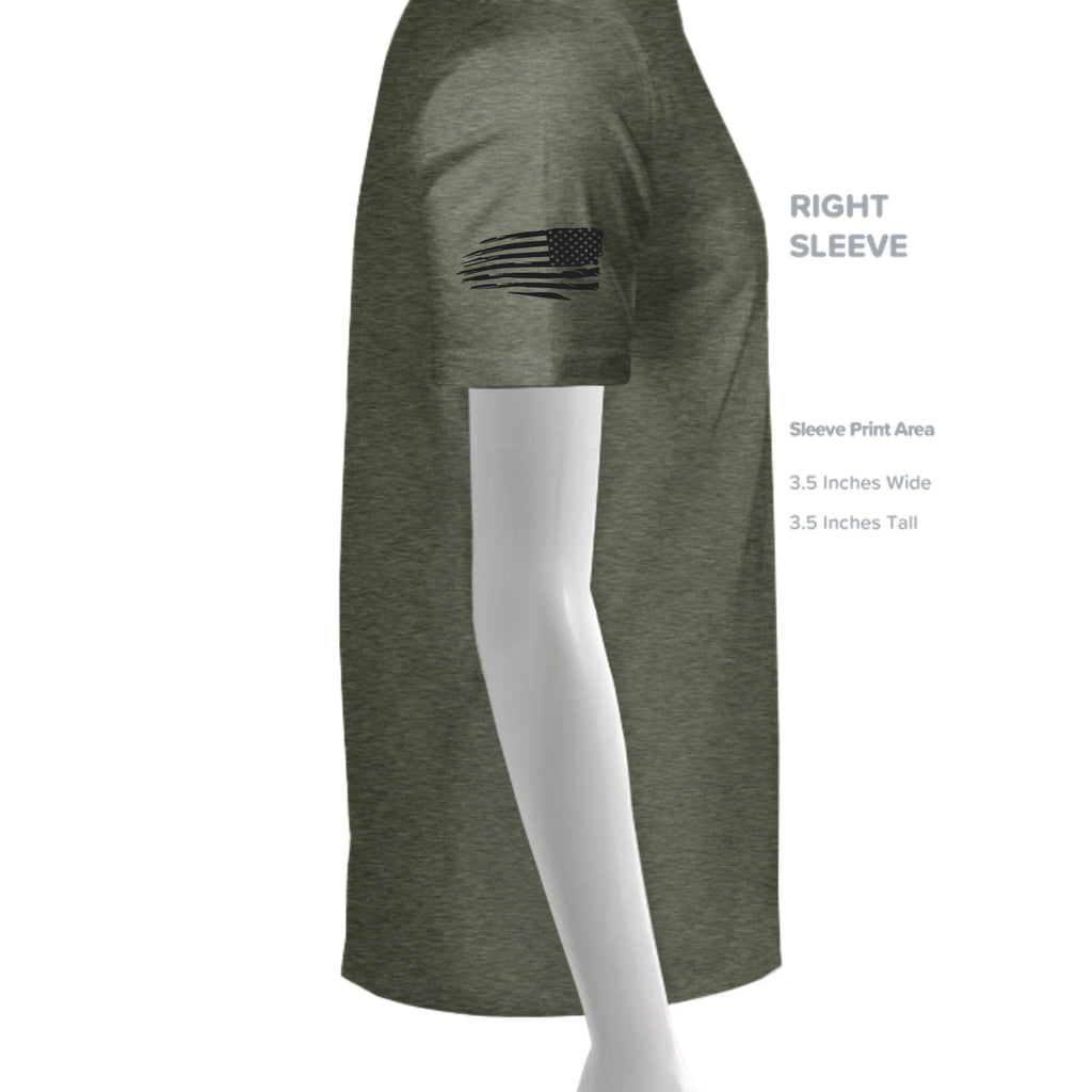 HEATHER MILITARY GREEN - G500 - SLEEVE_RIGHT
