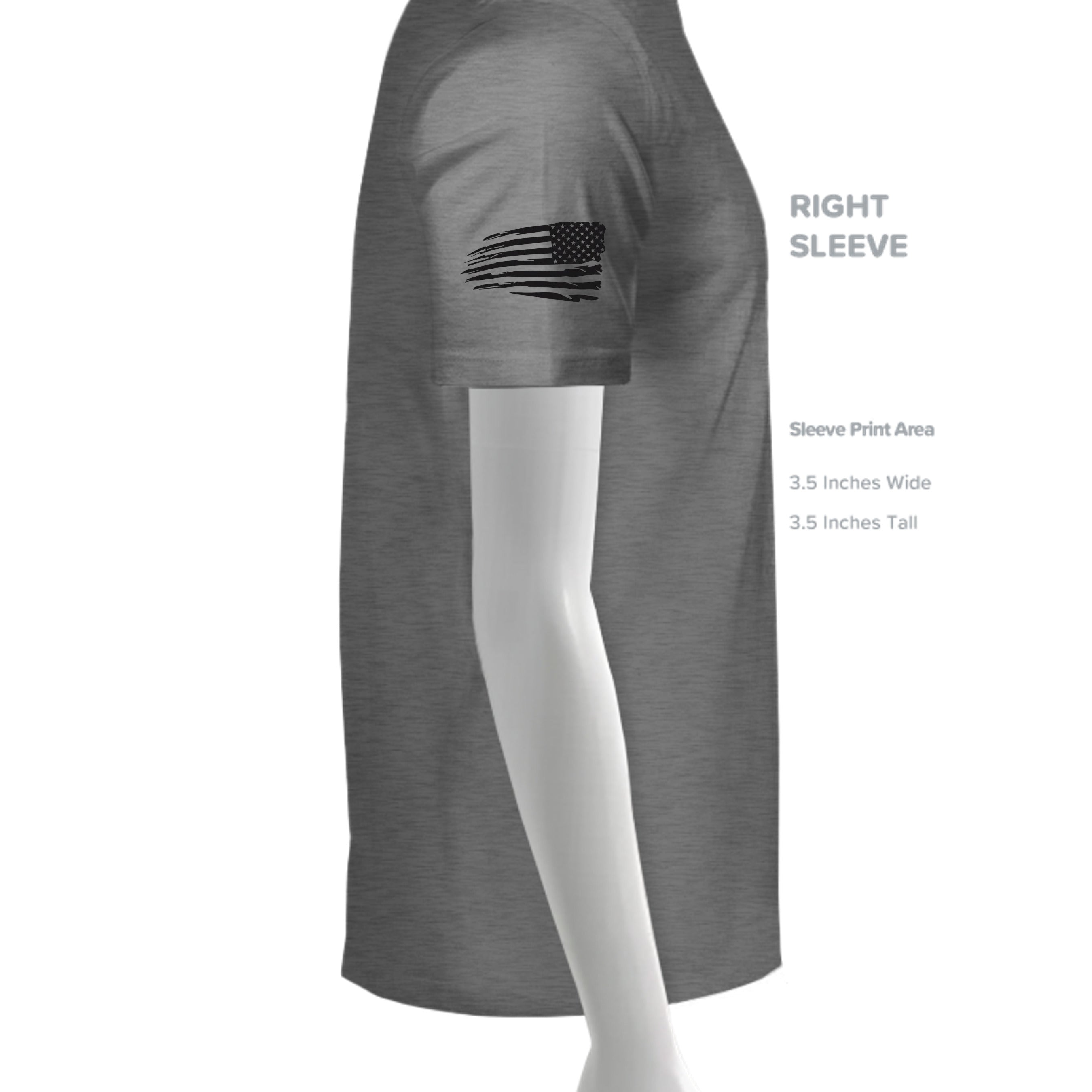 GRAPHITE HEATHER - G500 - SLEEVE_RIGHT