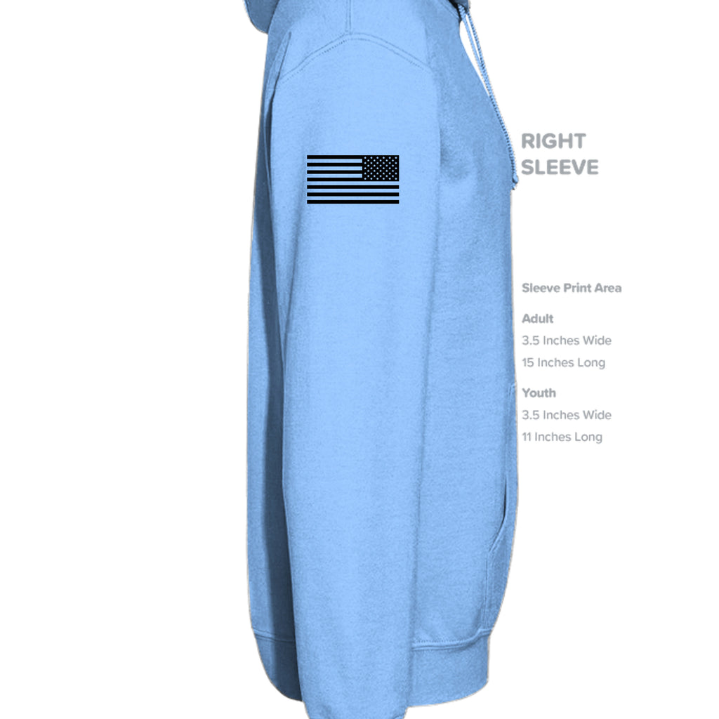 CAROLINA BLUE - G185 - SLEEVE_RIGHT