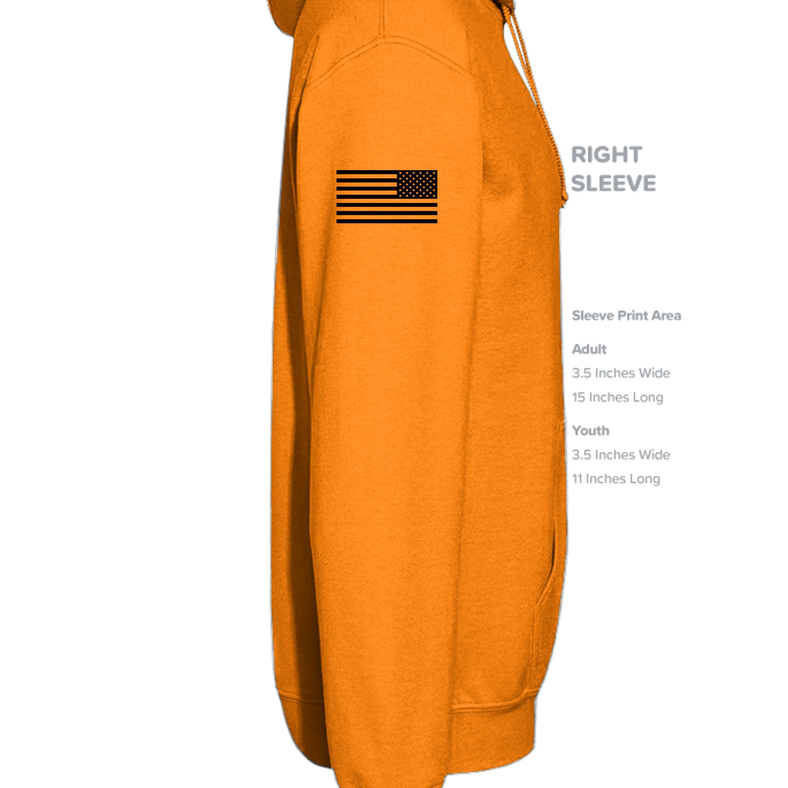 SAFETY ORANGE - G185 - SLEEVE_RIGHT